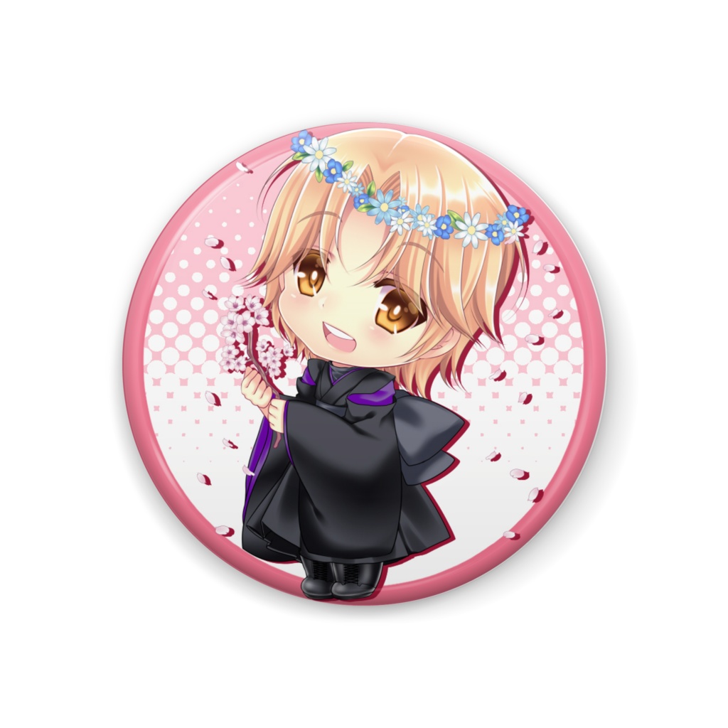 道元（樋口八尋）缶バッジ