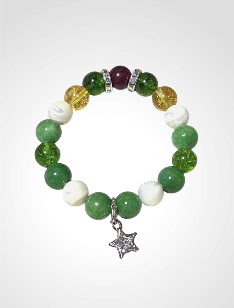 ケロン天然石ブレスレット