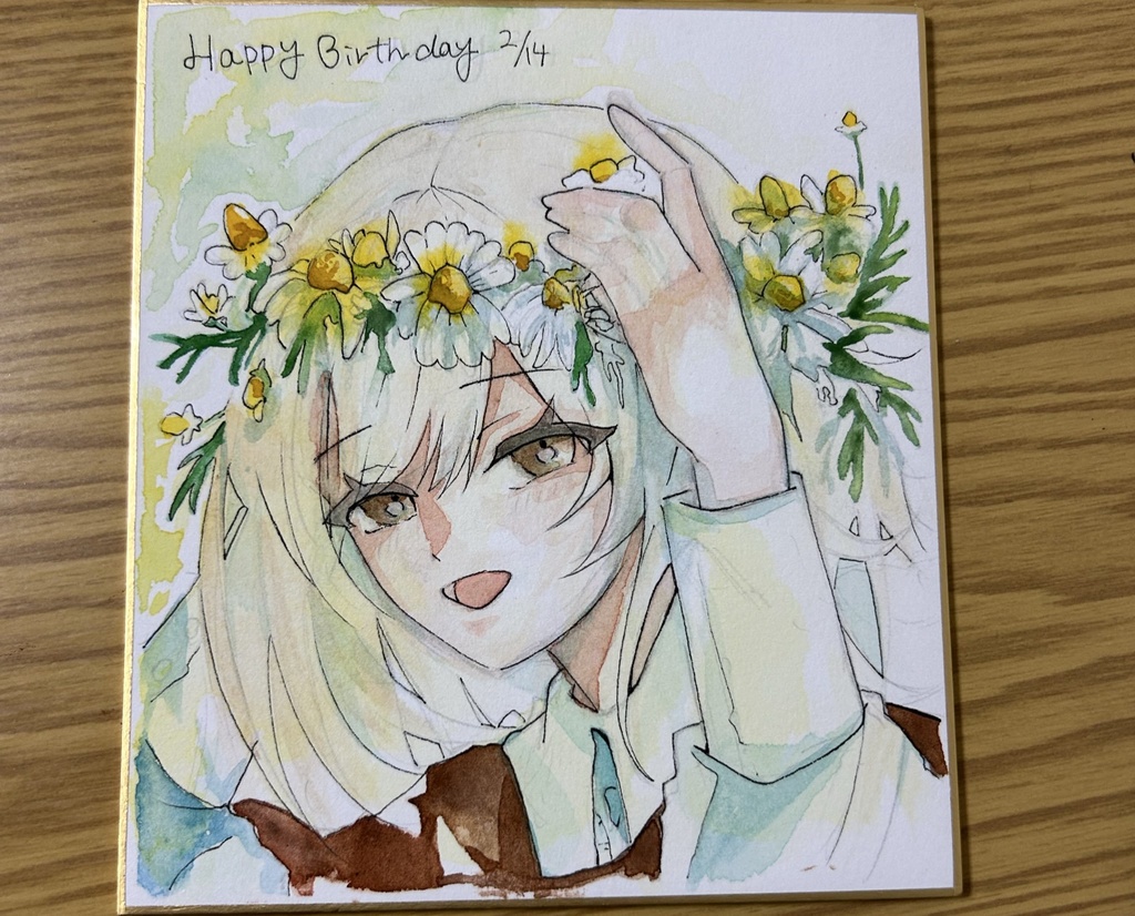 【mknkmウェブオンリー】アナログ水彩色紙(冰鞠)