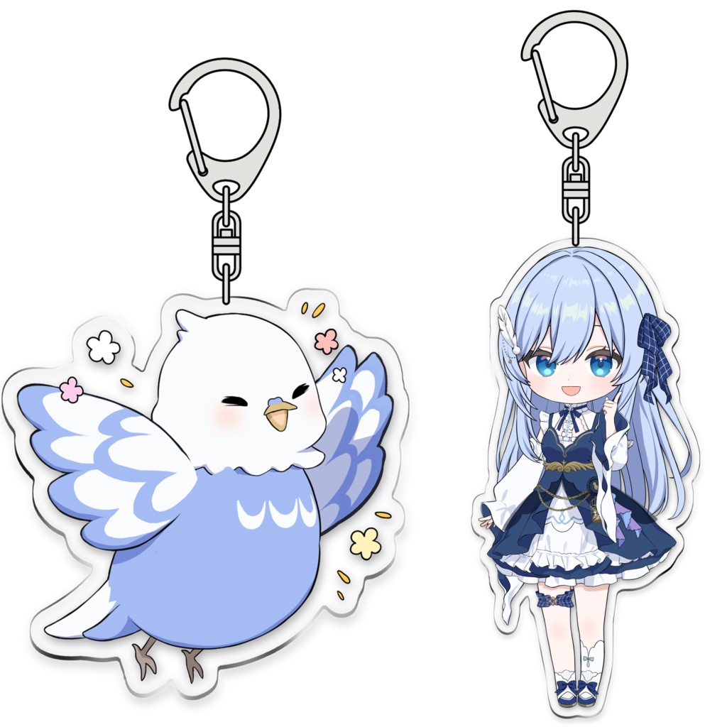 【もも・ささみセット】アクリルキーホルダー