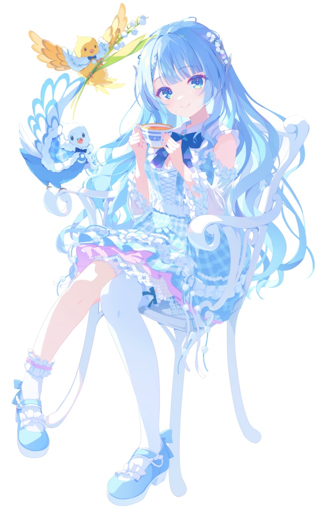【鳥宗もも】アクリルスタンド【イラストレーター/電竜ライ様】