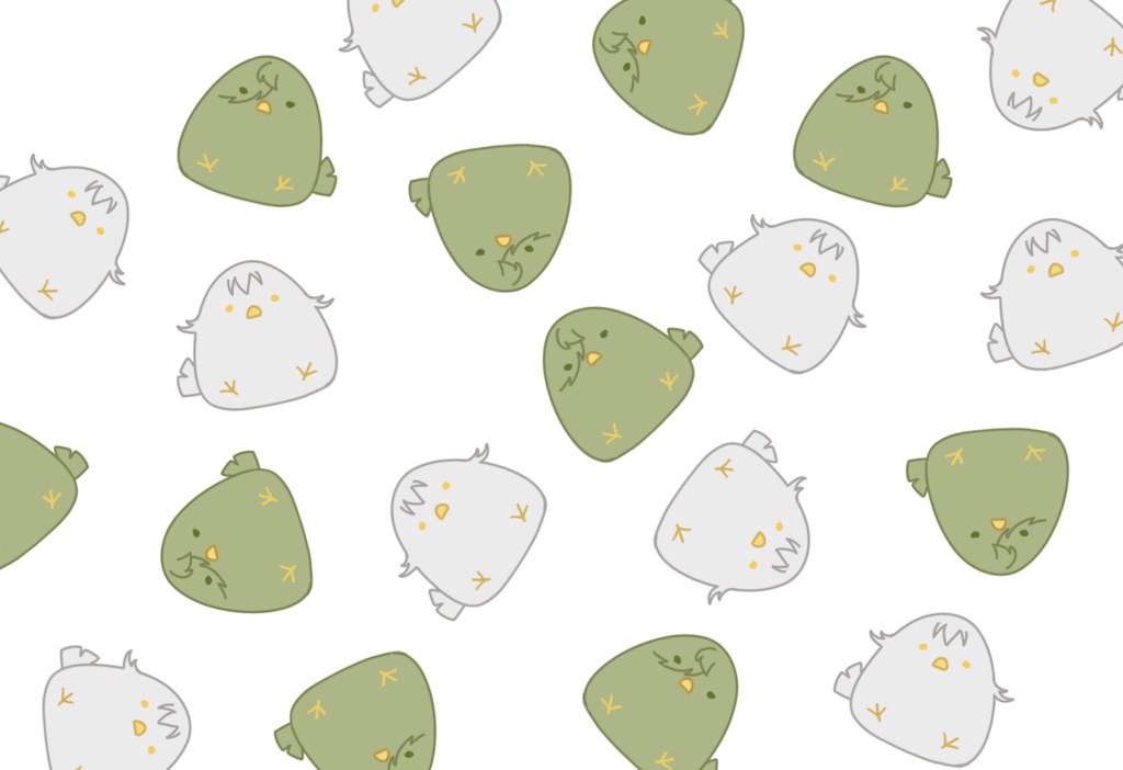 ちらばるつるうぐパスケース