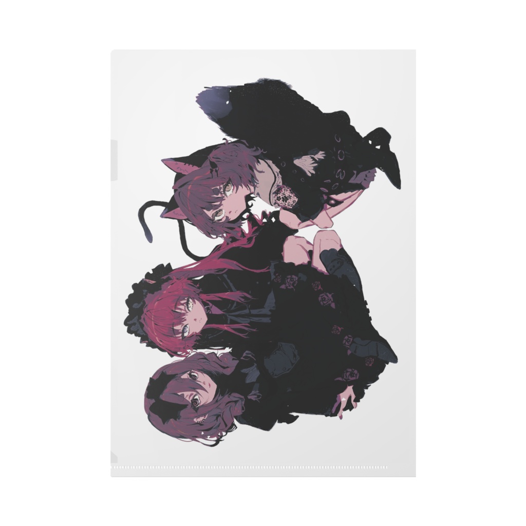 量産地雷うちのこクリアファイル