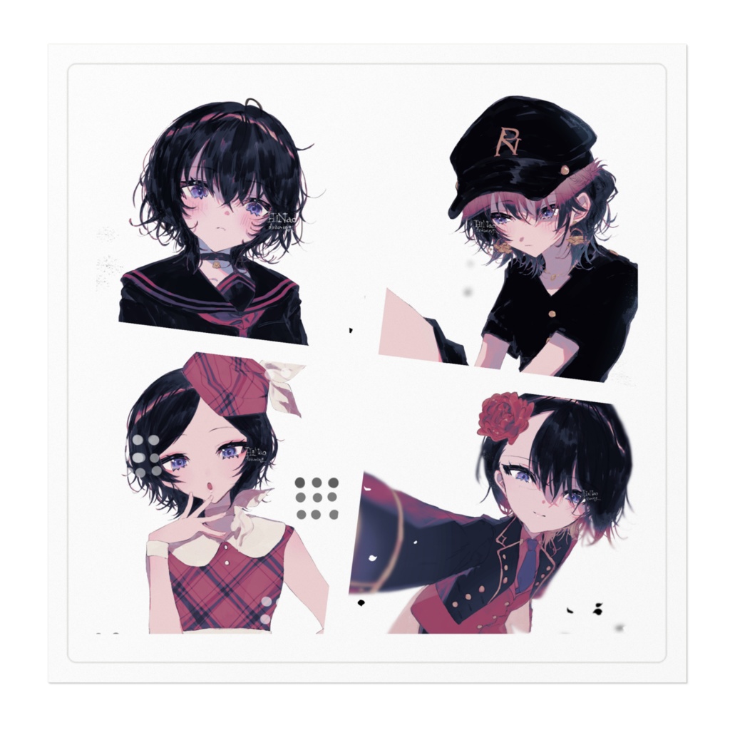 紅呉菜乃(ナノ)詰め合わせステッカー