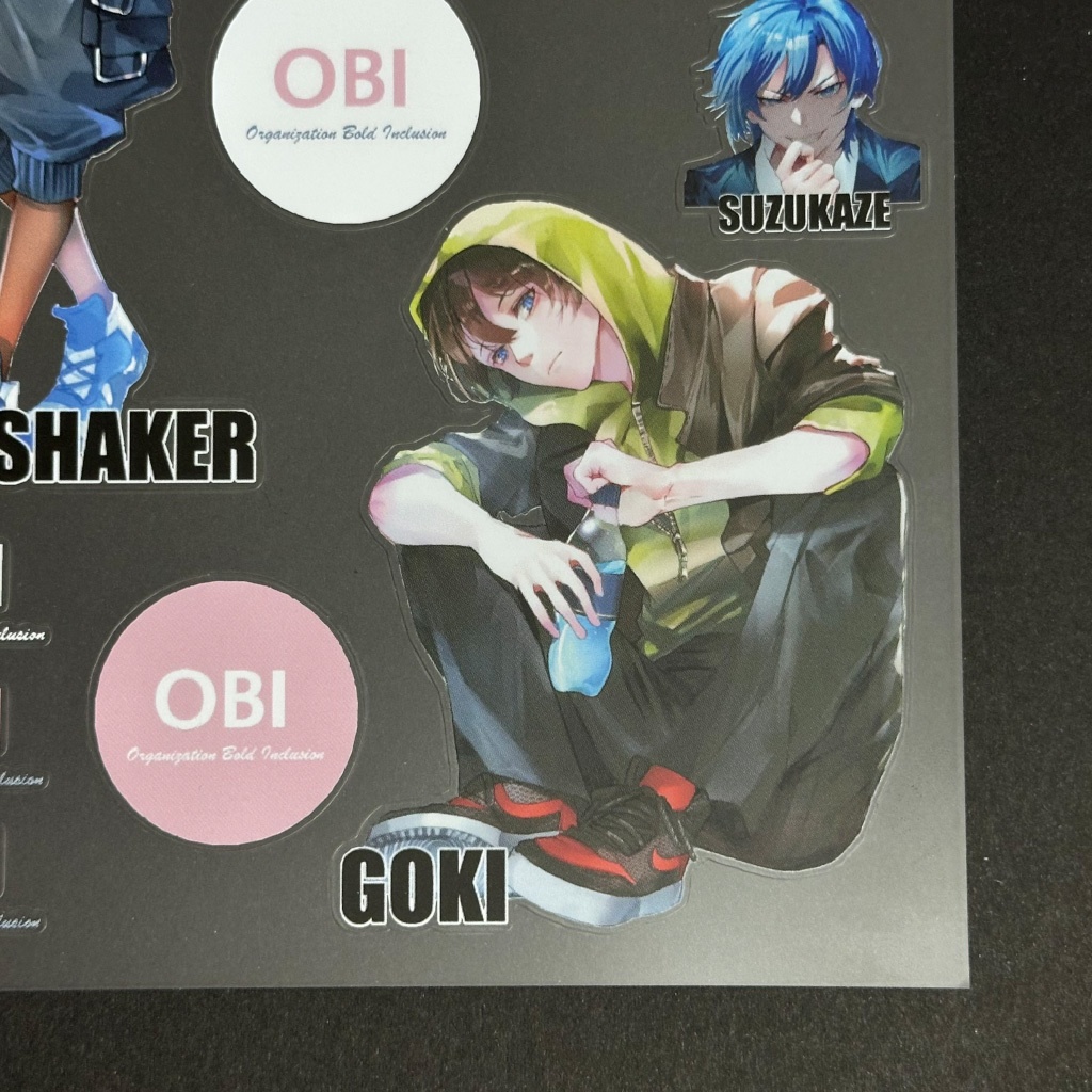 OBI選手シール(A5サイズ)