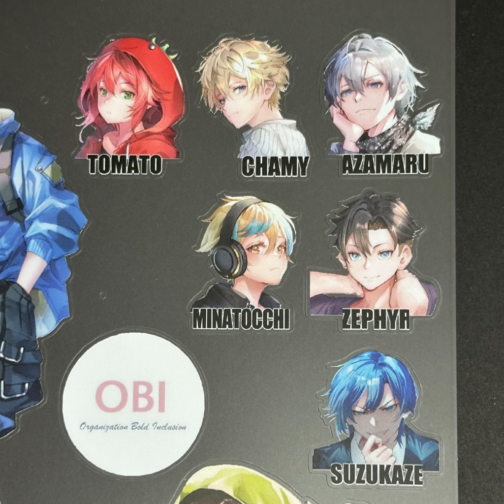 OBI選手シール(A6サイズ)