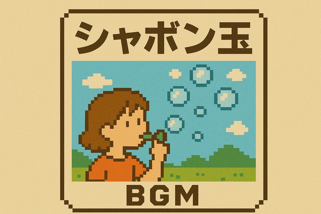 【8bit風】シャボン玉 チップチューンアレンジBGM