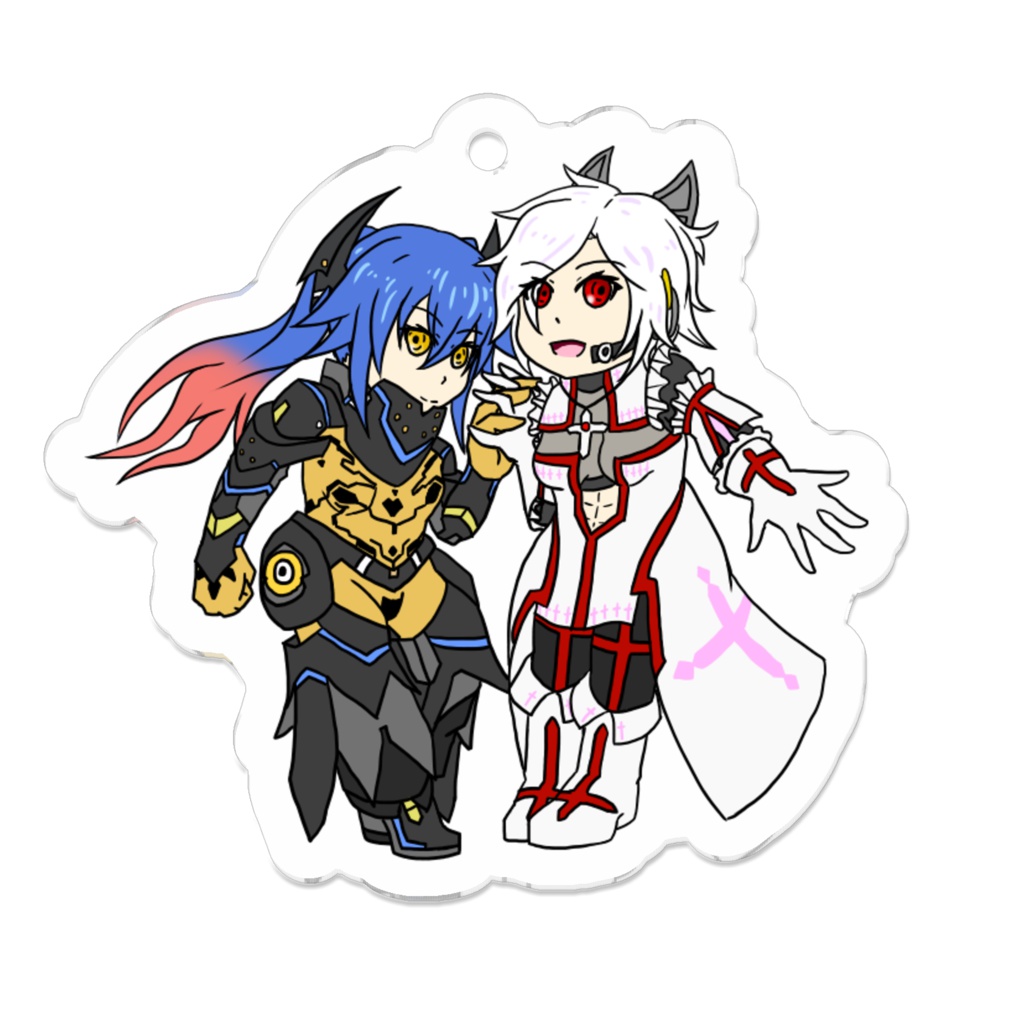 クーナ×リマ(安藤)キーホルダー