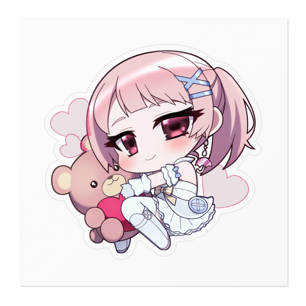 ステッカーホワイト