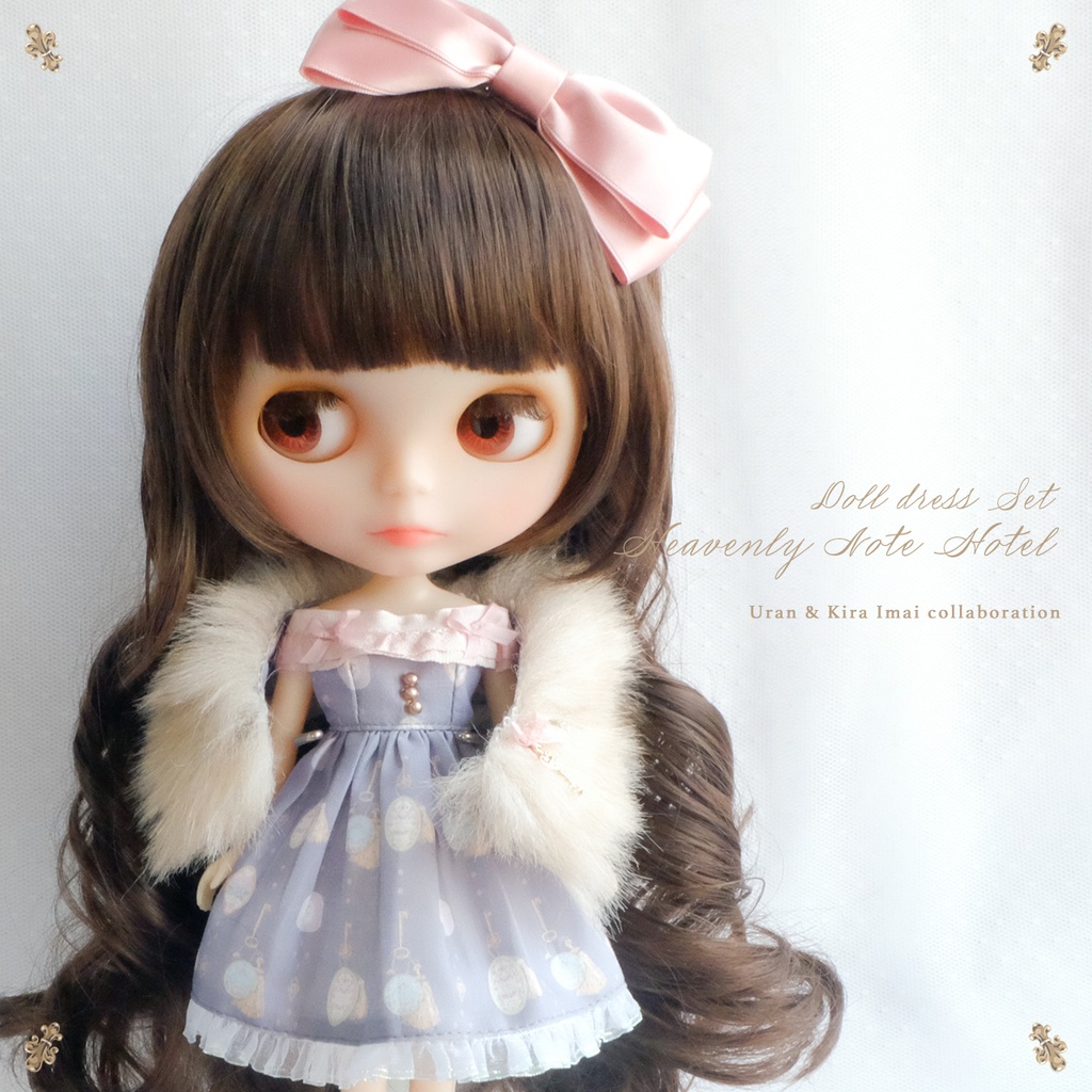 【受注】Heavenly Note Hotel コラボドレスセット グレー