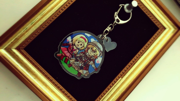 ウィルジタアクキー(ハートチャーム付き）