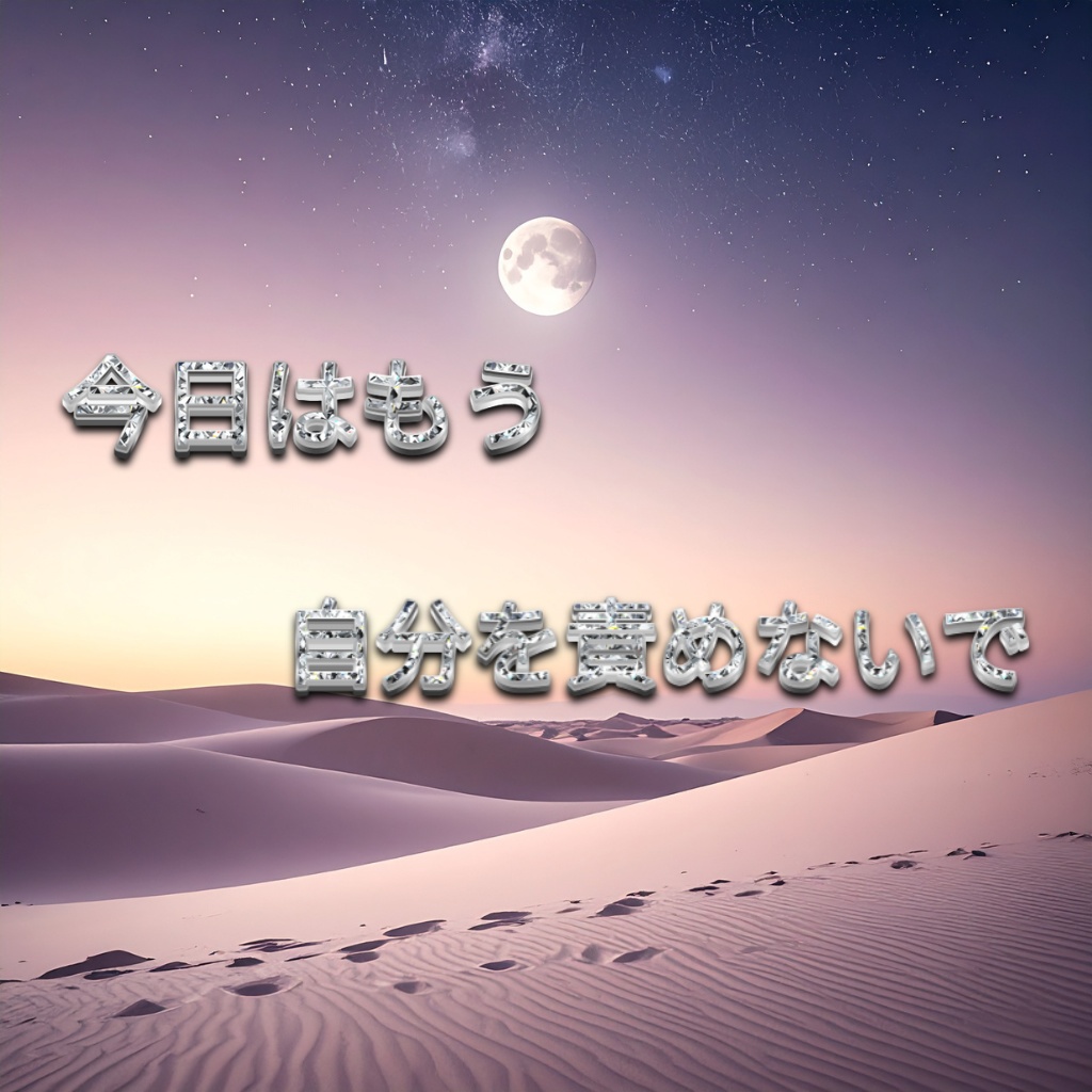 今日はもう自分を責めないでー夜に寄り添う癒しの声ー