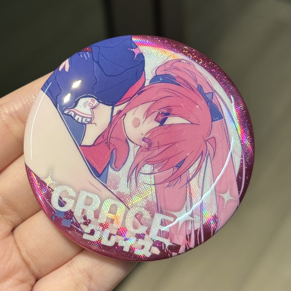 【SDVX】グレイス·アクリルスタンド·缶バッジ·ポストカード