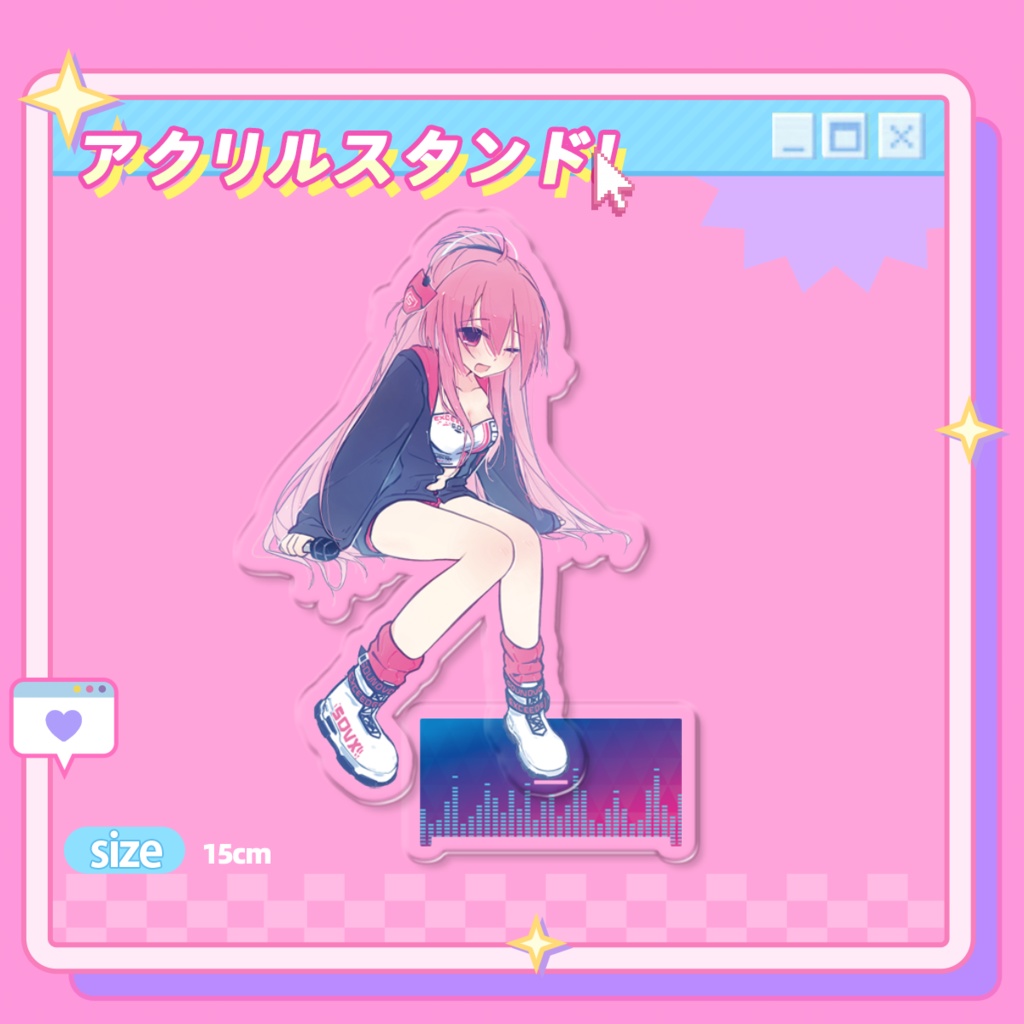 【SDVX】レイシス·アクリルスタンド·缶バッジ·ポストカード·チケット·アクリルブロック