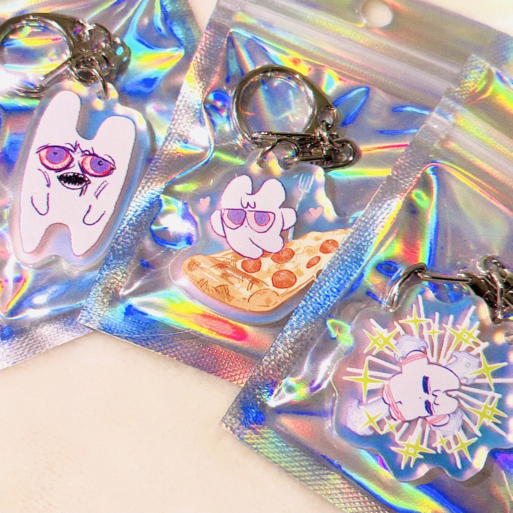 プヨプヨアクリルキーホルダー