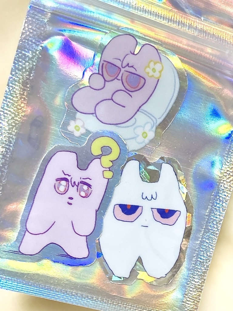 きらめきプヨプヨステッカーセット