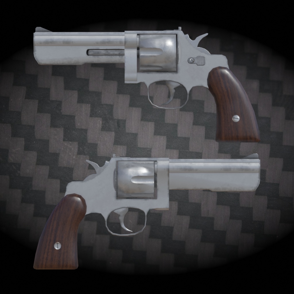 38口径リボルバー fbx