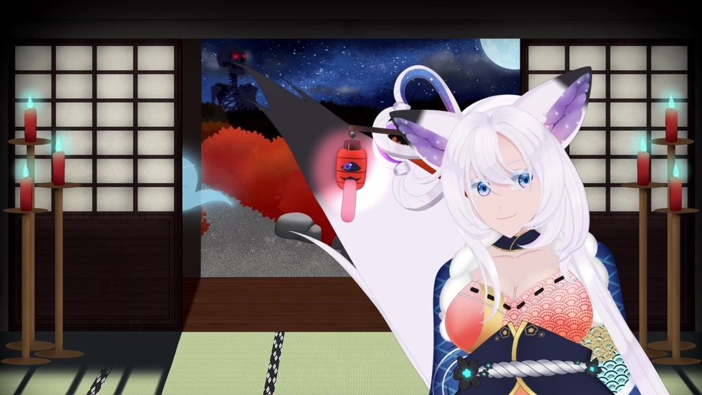 Yokai Themed Animated Background