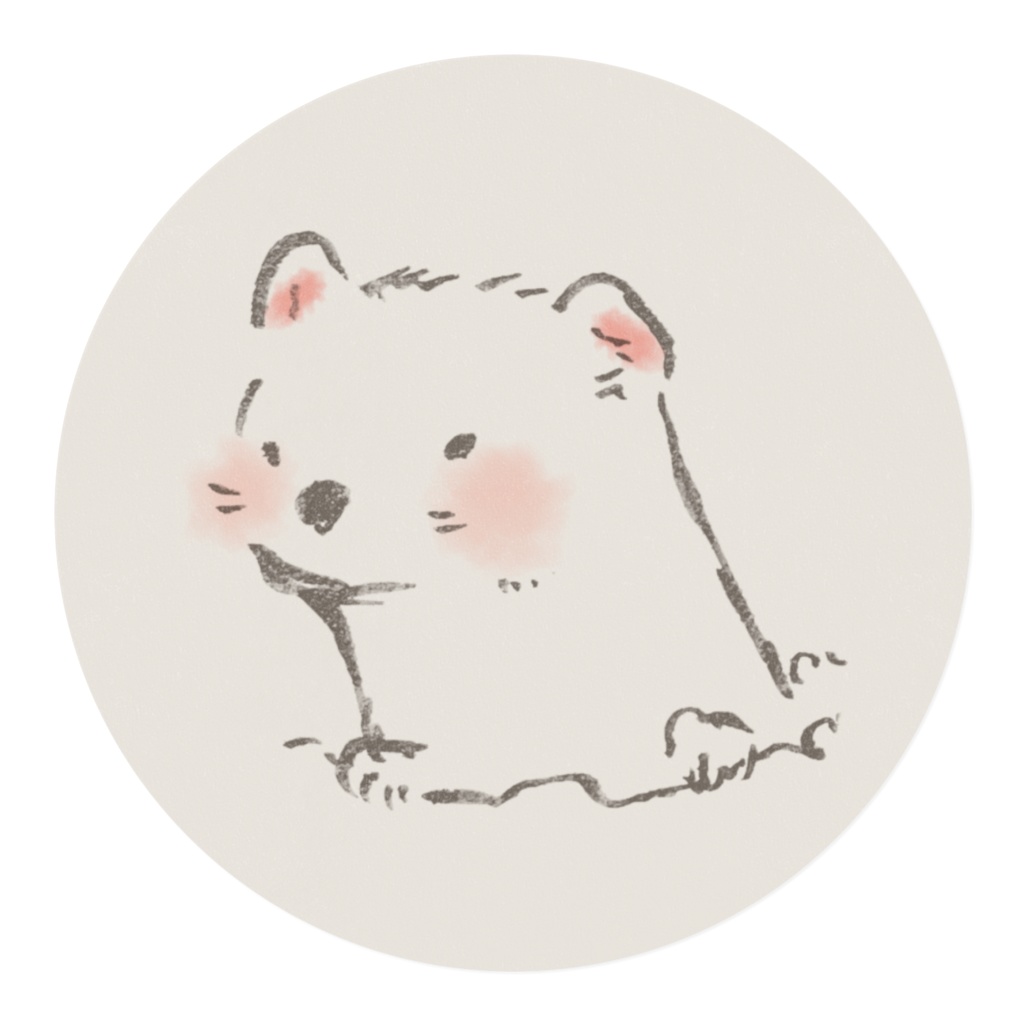 マスキングテープ¦白おこじょ