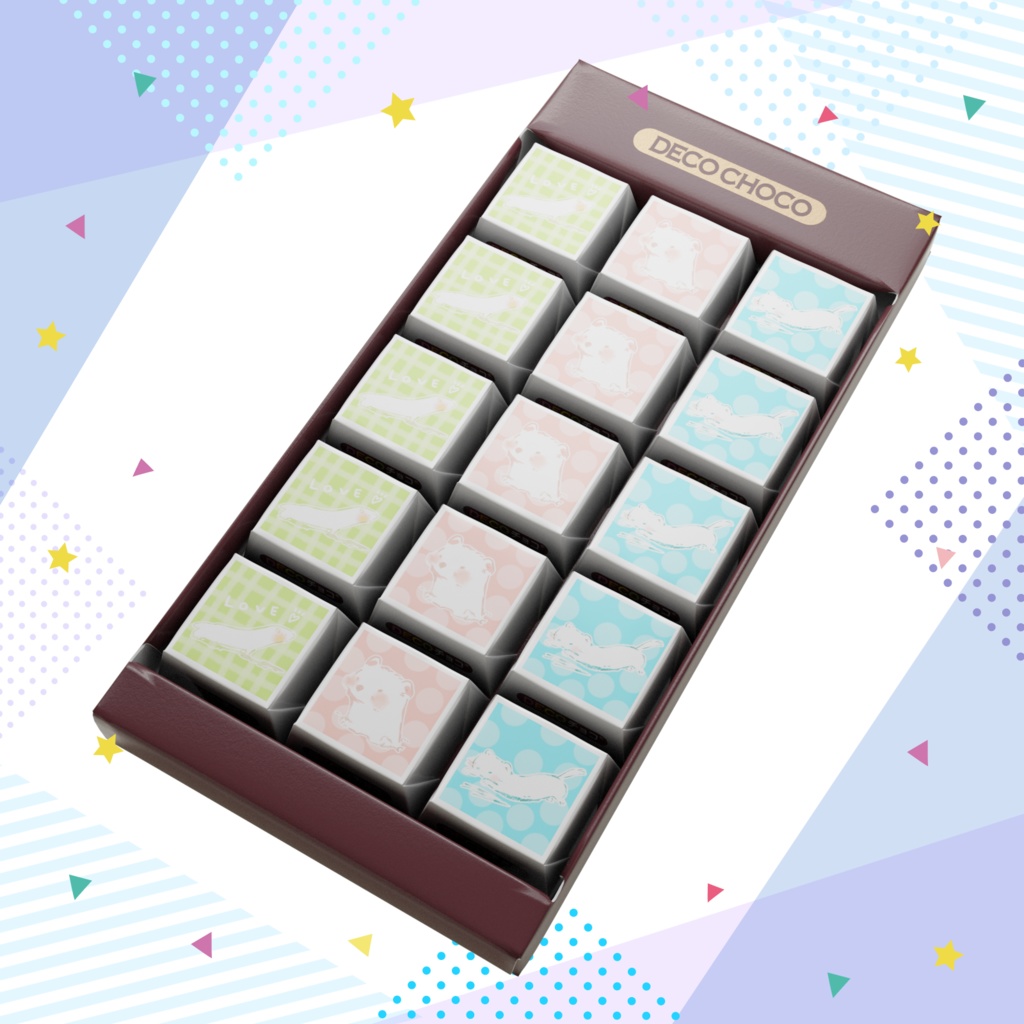 白おこじょチョコ その②