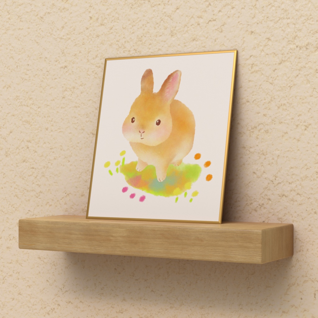 ミニ色紙￤こじまちゃん