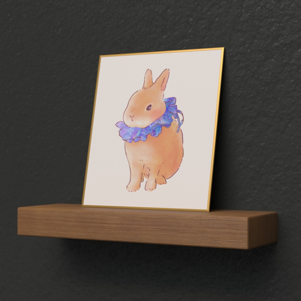 ミニ色紙¦モカたんb