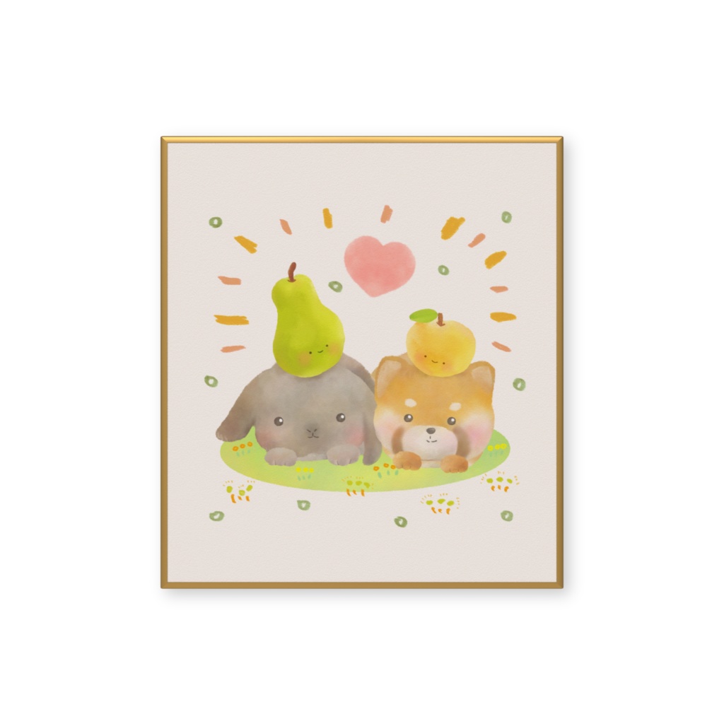 ミニ色紙¦テトハナ