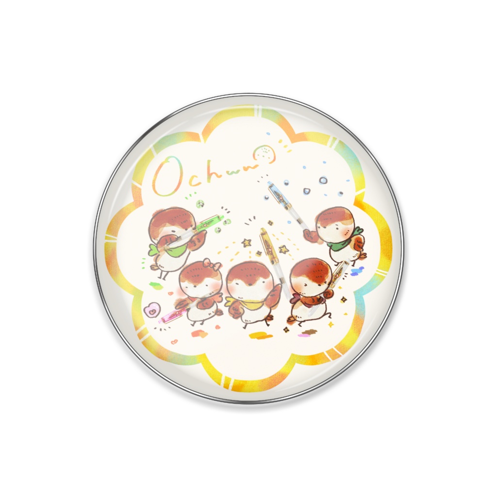 ピンバッジ¦万年筆おチュンず