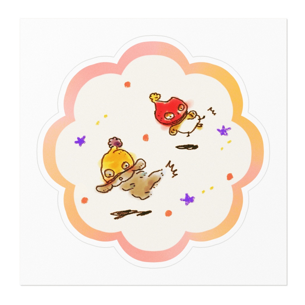 ステッカー¦レッドチュンとアントニオテト☆
