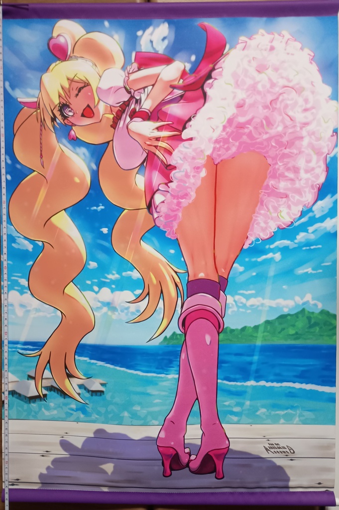 B2（515x728mm）タペストリー　キュアピーチ（ななお）