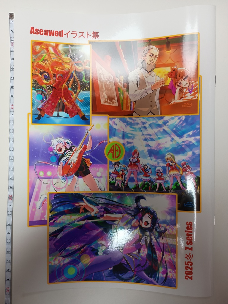 Aseawedイラスト集 2025冬 Z series (A4中綴じ28p)