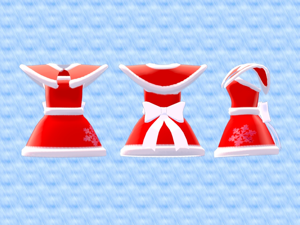 シンプルなクリスマス衣装