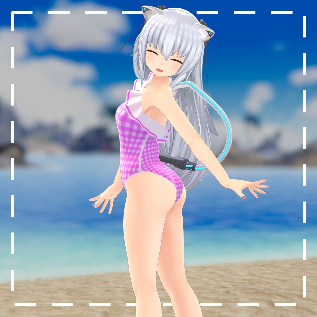 ショルダーフリルワンピース for Masscat