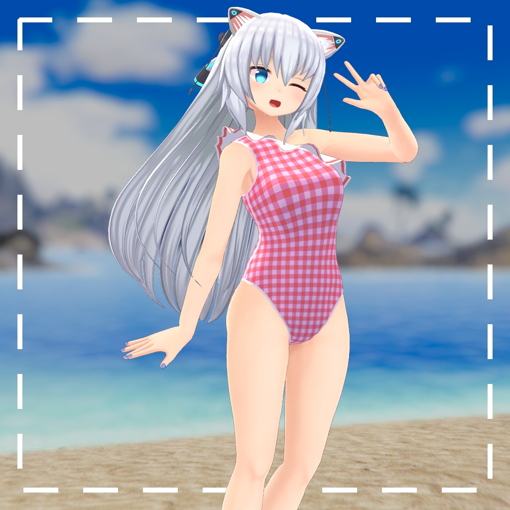 ショルダーフリルワンピース for Masscat