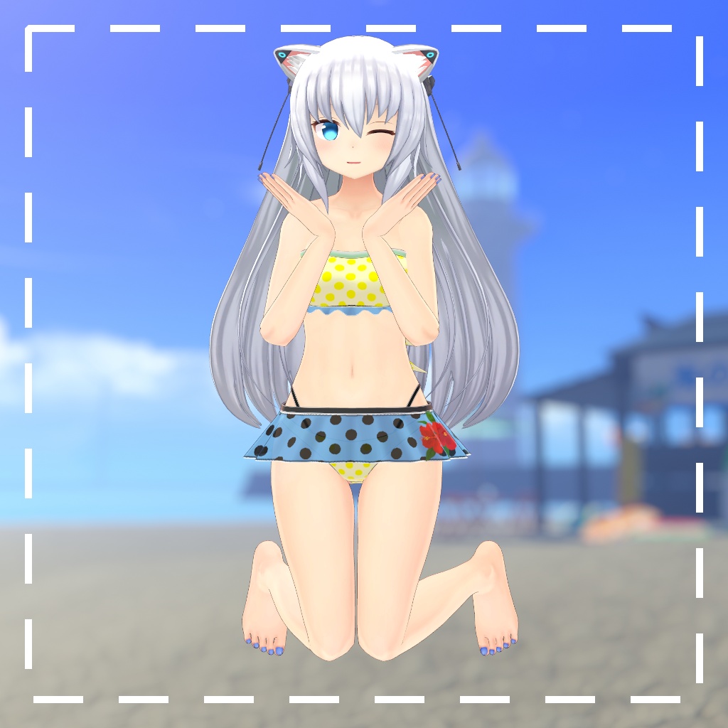 水玉水着 for Masscat