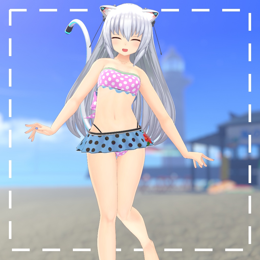 水玉水着 for Masscat