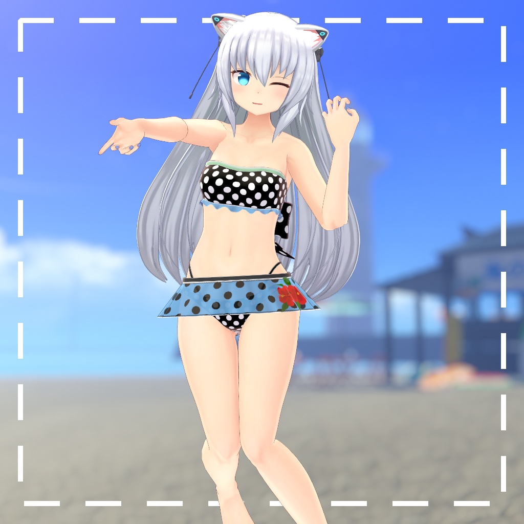 水玉水着 for Masscat