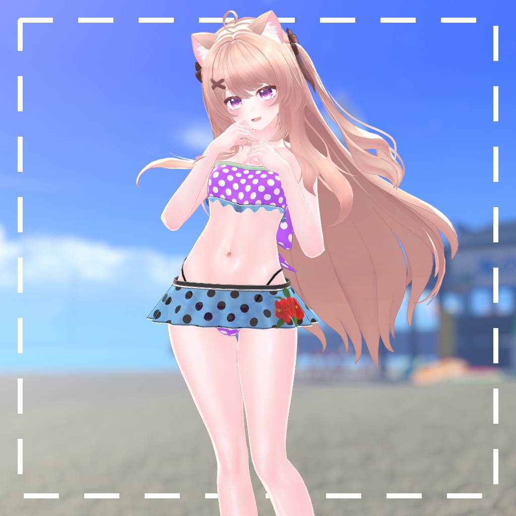 水玉水着 for MIKOMIA