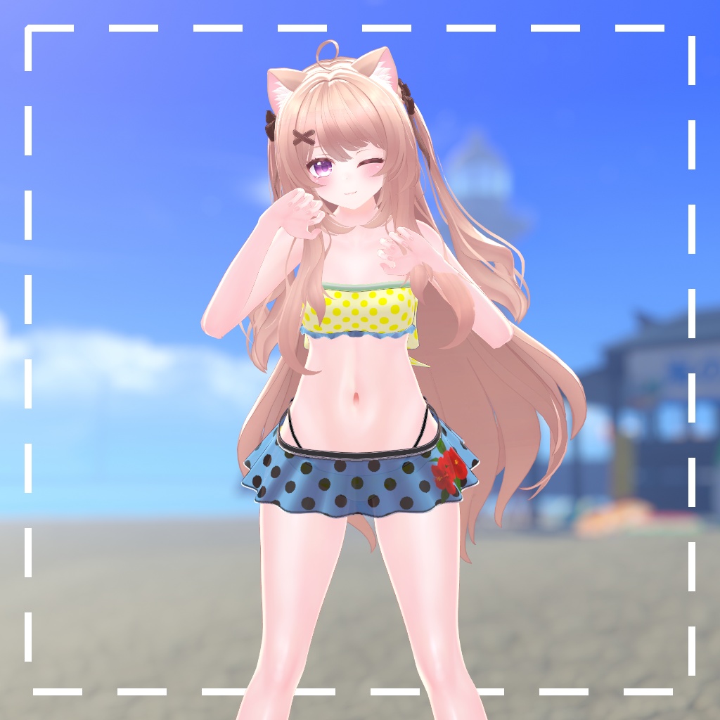 水玉水着 for MIKOMIA