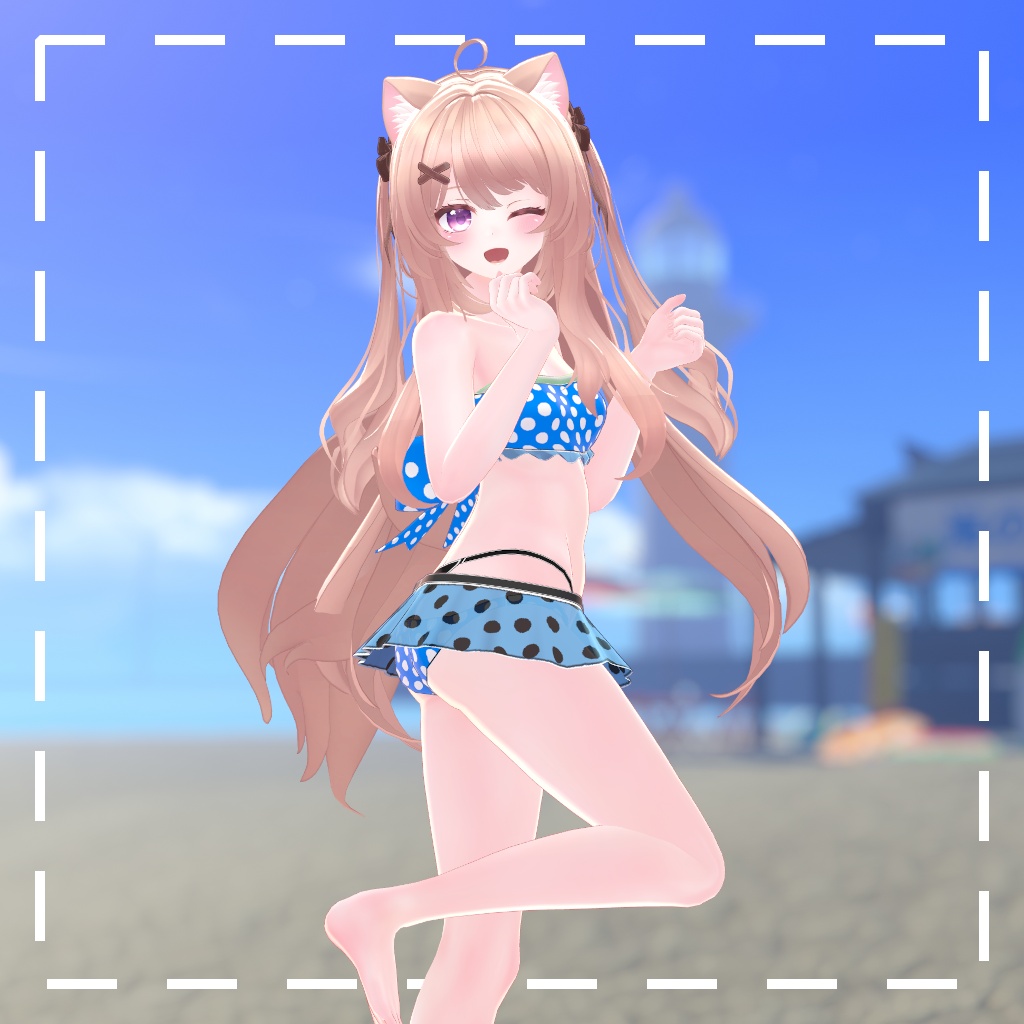 水玉水着 for MIKOMIA