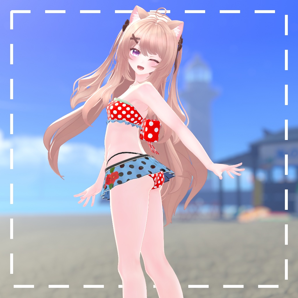 水玉水着 for MIKOMIA