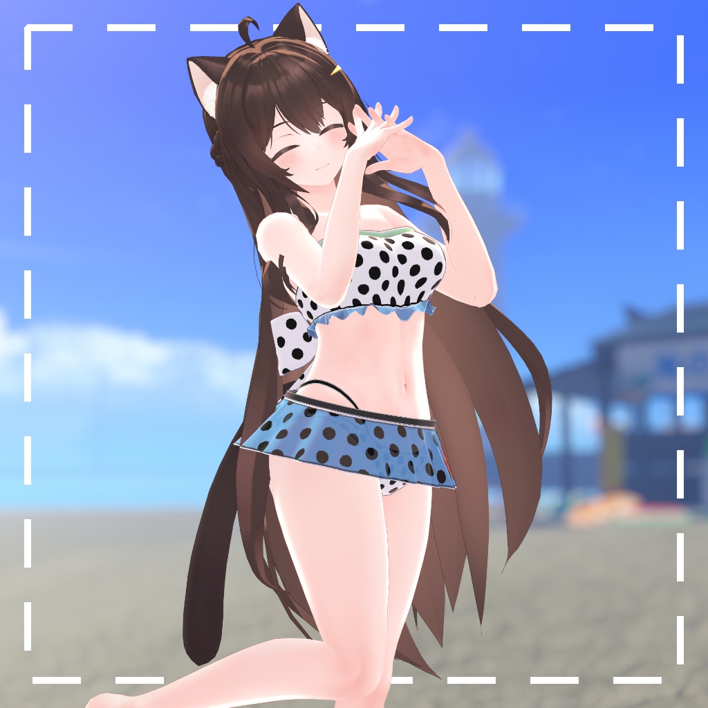 水玉水着 for ERUQYUNA2 & LIMILIA