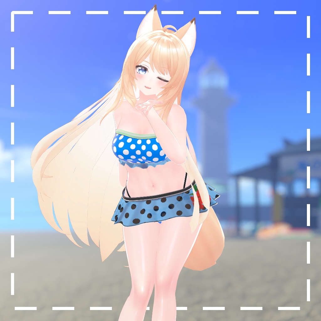 水玉水着 for ERUQYUNA2