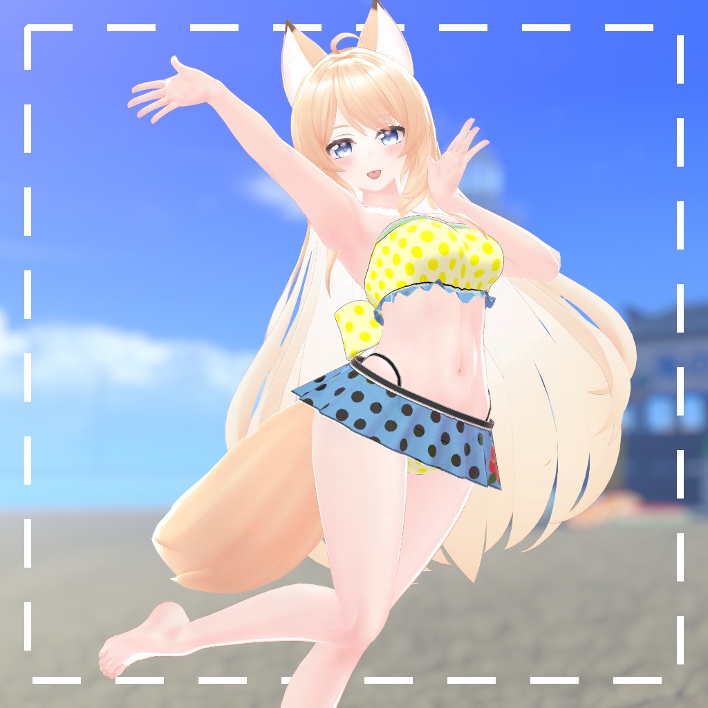 水玉水着 for ERUQYUNA2