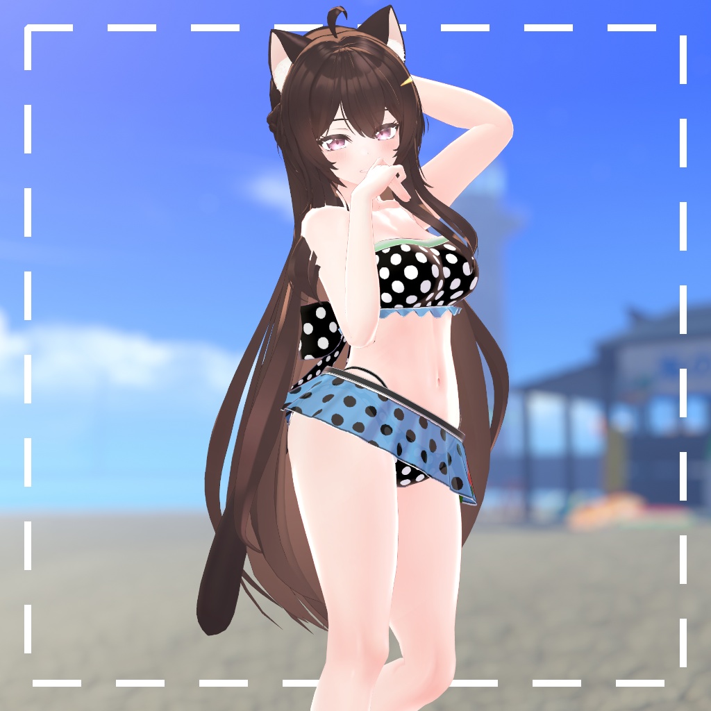 水玉水着 for ERUQYUNA2 & LIMILIA
