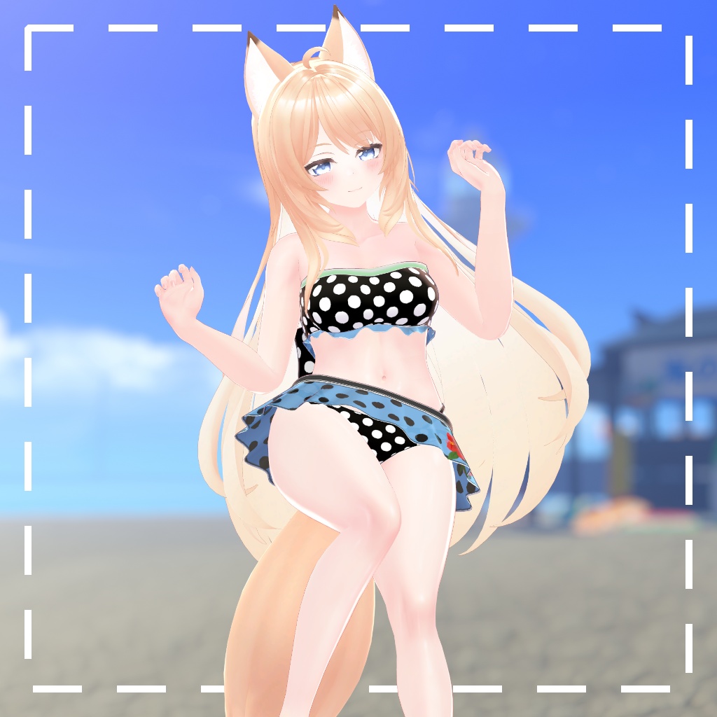 水玉水着 for ERUQYUNA2