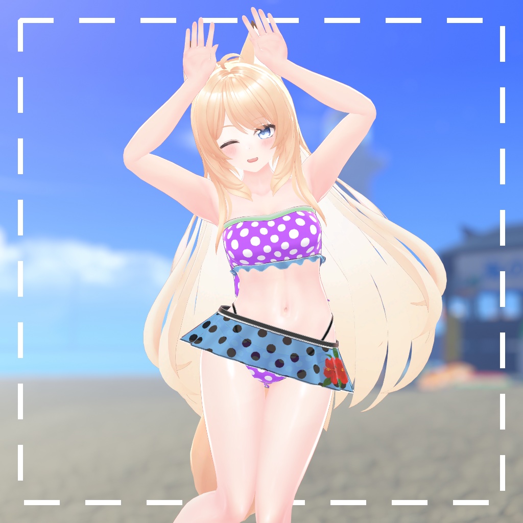 水玉水着 for ERUQYUNA2