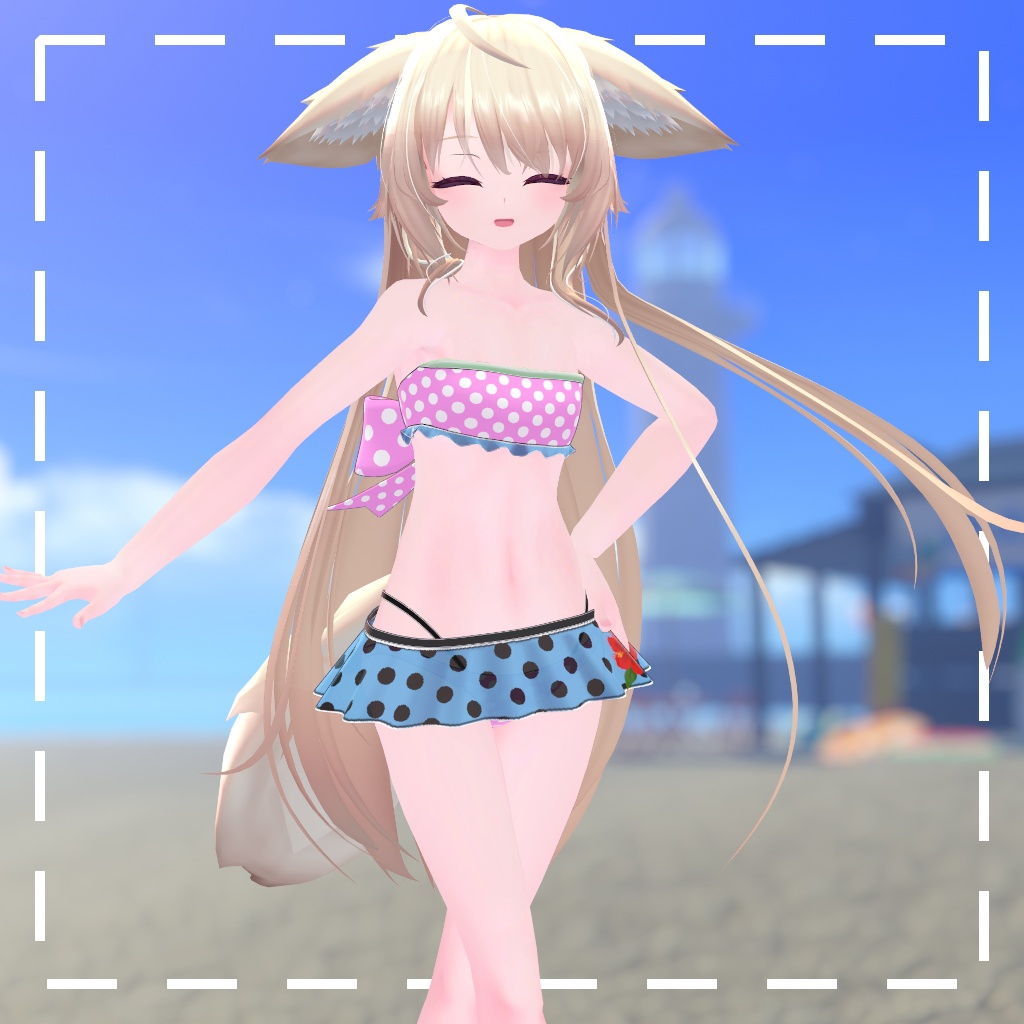 水玉水着 for Renard & Choucas & Hase&Lapi