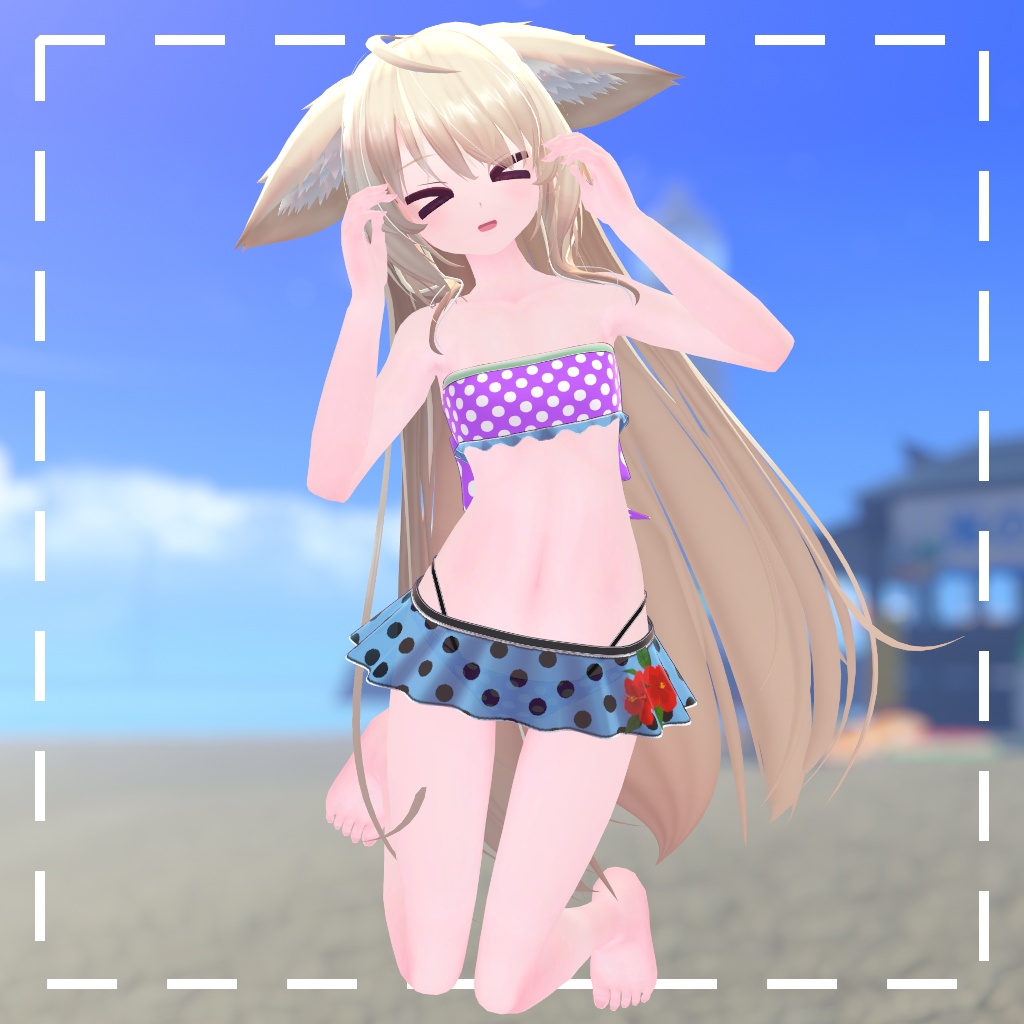 水玉水着 for Renard & Choucas & Hase&Lapi
