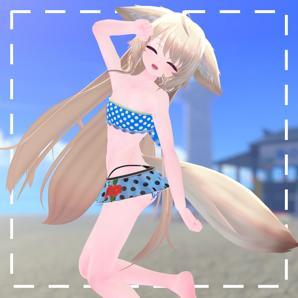 水玉水着 for Renard & Choucas & Hase&Lapi